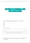 LEAN SIX SIGMA GREEN BELT - MEASURE MODULE QUESTIONS WITH 100&percnt; CORRECT ANSWERS&period;&period;