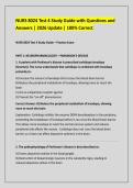 NURS 8024 Test 4 Study Guide with Questions and Answers&period;pdf
