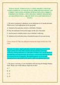 NUR 417 EXAM &sol; NUR417 EXAM 1 LATEST 2026&sol;2027 AND STUDY &NewLine;GUIDE COMPLETE ACCURATE EXAM APPROVED QUESTIONS AND &NewLine;CORRECT DETAILED ANSWERS WITH RATIONALES &lpar;CORRECT &NewLine;VERIFIED SOLUTIONS&rpar; A NEW UPDATED VERSION 2026 EDITION &NewLine;&vert;GUARANTEED PASS A&plus; &lpar;BRAND NEW&excl;&rpar; F