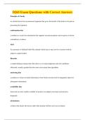 D265 Exam Questions with Correct Answers