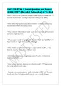 NSG3130 EXAM 1 Latest Question and Answer&NewLine;&lpar;2026&sol;2027&rpar; &vert; Detailed Rationales &vert; A&plus; Verified