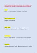 NACC PSW EXAM NEWEST ACTUAL REVIEW &ndash; 200 WITH COMPLETE &NewLine;QUESTIONS AND 100&percnt; DETAILED ANSWERS &sol;2026&sol;27 GRADED A&plus;