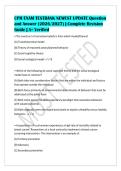 CPH EXAM TESTBANK NEWEST UPDATE Question&NewLine;and Answer &lpar;2026&sol;2027&rpar; &vert; Complete Revision&NewLine;Guide &vert; A&plus; Verified