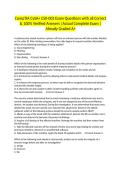 CompTIA CySA&plus; CS0-002 Exam Questions with all Correct & 100&percnt; Verified Answers &vert;Actual Complete Exam &vert;Already Graded A&plus;