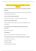 D351 Exam Questions with 100&percnt; Correct&NewLine;Answers