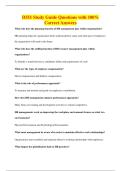 D351 Study Guide Questions with 100&percnt;&NewLine;Correct Answers