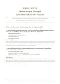 NUR209 COMPREHENSIVE EXAM 2026&sol;2027 &vert; Medical-Surgical Nursing II &vert; 75 MCQs with Rationales &vert; QSEN & NCLEX Aligned &vert; Fortis &vert; Pass Guaranteed - A&plus; Graded&NewLine;&NewLine;