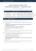 ACLS PHARMACOLOGY & ALGORITHMS EXAM 2026&sol;2027 &vert; Comprehensive Review Aligned with 2025 AHA Guidelines &vert; Pass Guaranteed - A&plus; Graded&NewLine;&NewLine;