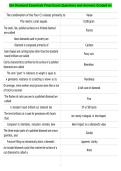 GIA Diamond Essentials Final Exam Questions and Answers Graded A&plus;
