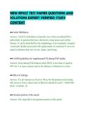 NEW RPSGT TEST PAPER QUESTIONS AND &NewLine;SOLUTIONS EXPERT VERIFIED STUDY &NewLine;CONTENT 