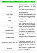 Full Milestone Review 2026 Questions and Answers Rated A