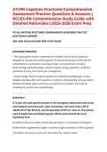 ATI RN Capstone Proctored Comprehensive Assessment Practice Questions & Answers &vert; NCLEX-RN Comprehensive Study Guide with Detailed Rationales &vert; 2025&ndash;2026 Exam Prep