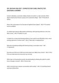 SDV 100 EXAM 2026&sol;2027 &vert; COMPLETE STUDY GUIDE&comma; PRACTICE TEST&comma; QUESTIONS & ANSWERS