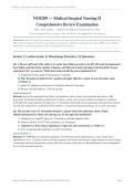 NUR209 COMPREHENSIVE EXAM 2026&sol;2027 &vert; Medical Surgical Nursing II &vert; QSEN & NCLEX Aligned &vert; Pass Guaranteed - A&plus; Graded&NewLine;&NewLine;