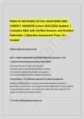 FEMA IS Questions and Correct Answers&period;pdf