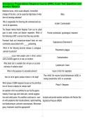 Emergency Preparedness Response Course &lpar;EPRC&rpar; Exam Test Questions and&NewLine;Answers Rated A