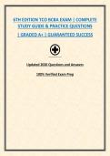 6TH EDITION TCO BCBA EXAM &vert; COMPLETE STUDY GUIDE & PRACTICE QUESTIONS