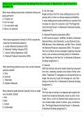 Diamonds and Diamond Grading Practice Exam 2 Questions and Answers&NewLine;Graded A&plus;