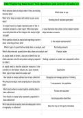 D467 Exploring Data Exam Test Questions and Answers Graded A&plus;