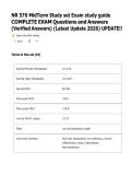 NR 570 Midterm Study Set Exam Questions & Answers &vert; Complete Study Guide &vert; Verified Answers &vert; Latest 2026 Update &vert; Exam Prep