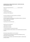 IMMUNOLOGY EXAM 3 CHAPTER 18 REVIEW 2026&sol;2027 &vert; COMPLETE STUDY GUIDE&comma; PRACTICE QUESTIONS & ANSWERS
