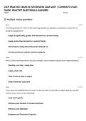 CSCP PRACTICE EXAM &num;1 ECM REVIEW 2026&sol;2027 &vert; COMPLETE STUDY GUIDE&comma; PRACTICE QUESTIONS & ANSWERS