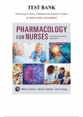 Pharmacology for Nurses&colon; A Pathophysiologic Approach&comma; 7th Edition &mdash; by Michael Adams&comma; Norman Holland &mdash; Complete Test Bank &lpar;Chapter 1-50&rpar;