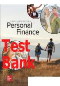 TEST BANK PERSONAL FINANCE 14TH EDITION BY JACK KAPOOR LES DLABAY ROBERT HUGHES MELISSA UPDATED ACTUAL QUESTIONS WITH VERIFIED SOLUTIONS&period;pdf&NewLine;&NewLine;