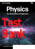 TEST BANK PHYSICS FOR SCIENTISTS AND ENGINEERS 11TH EDITION BY RAYMOND SERWAY JOHN JEWETT ALL FINAL PAPER CORRECT ANSWERS FULL SOLUTION&period;pdf&NewLine;&NewLine;