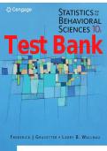 TEST BANK STATISTICS FOR THE BEHAVIORAL SCIENCES 10TH EDITION BY FREDERICK GRAVETTER LARRY EXAMPREP ACTUAL SOLVED QUESTIONS CORRECT ANSWERS&period;pdf&NewLine;&NewLine;
