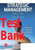 TEST BANK STRATEGIC MANAGEMENT TEXT AND CASES 11TH EDITION BY GREGORY DESS GERRY MCNAMARA BUNDLED TESTED QUESTIONS FULL SOLUTION VIEW AHEAD&period;pdf&NewLine;&NewLine;