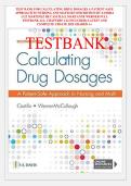 Test Bank&colon; Calculating Drug Dosages &lpar;2nd Edition&rpar; by Castillo &ndash; Chapters 1-22 Complete