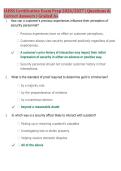 IAHSS Healthcare Security Certification Complete Study Bundle 2026&sol;2027 &vert; Basic Officer&comma; Supervisor & Leadership Review &vert; Practice Questions with Detailed Explanations &vert; Latest Update