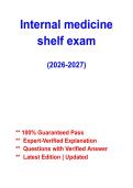 Internal Medicine Shelf Exam Study Guide 2026&ndash;2027 &vert; High-Yield Review&comma; Practice Questions & Clinical Cases