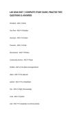 LAE 2026&sol;2027 &vert; COMPLETE STUDY GUIDE&comma; PRACTICE TEST&comma; QUESTIONS & ANSWERS