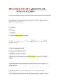 PHTLS Pre & Post Test &ndash; Prehospital Trauma Life Support &ndash; Complete Practice Questions and Detailed Answers Study Guide