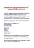 H360 Interactive Process Exam &num;1 Varcarolis Questions With Correct Answers