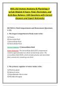 BIOL 252 Human Anatomy & Physiology II &NewLine;w&sol;Lab Module 8 Exam&colon; Fluid&comma; Electrolyte&comma; and &NewLine;Acid-Base Balance &vert;100 Questions with Correct &NewLine;Answers and Expert Rationales