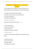 JBL Module 1 EXAM Questions and Correct&NewLine;Answers