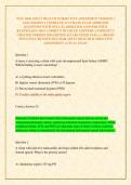 WGU D446 ADULT HEALTH II OBJECTIVE ASSESSMENT VERSION 1 AND VERSION 2 COMPLETE ACCURATE EXAM APPROVED QUESTIONS WITH WELL ELABORATED ANSWERS WITH RATIONALES &lpar;100&percnt; CORRECT DETAILED ANSWERS&rpar; CURRENTLY UPDATED VERSION 2026 EDITION &vert;GUARANTEED PASS A&plus; &lpar;BRAND 