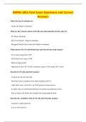 MIMG 185a Final Exam Questions and Correct&NewLine;Answers