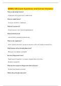 MIMG 185 Exam Questions and Correct Answers