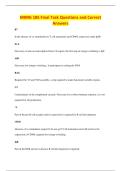 MIMG 185 Final Task Questions and Correct&NewLine;Answers