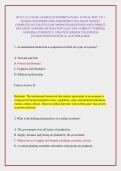 WGU C211 EXAM &sol; GLOBAL ECONOMICS EXAM &sol; ACTUAL WGU C211 GLOBAL ECONOMICS PRE ASSESSMENT &lpar;PA&rpar; EXAM 2026&sol;2027 COMPLETE ACCURATE EXAM APPROVED QUESTIONS AND CORRECT DETAILED ANSWERS WITH RATIONALES &lpar;100&percnt; CORRECT VERIFIED ANSWERS&rpar; CURRENTLY UPDATED VERSION 20