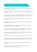 NB Class 4 Drivers License Study Guide Exam Questions Fully Solved&period;