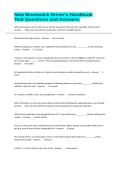 New Brunswick Driver's Handbook Test Questions and Answers&period;