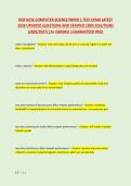 OCR GCSE COMPUTER SCIENCE PAPER 1 TEST EXAM LATEST &NewLine;2026 UPDATED QUESTIONS AND VERIFIED 100&percnt; SOLUTIONS &NewLine;&lpar;2026&sol;2027&rpar; &vert;A&plus; GRADED &vert;GUARANTEED PASS 