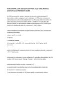 RCTX 3240 FINAL EXAM 2026&sol;2027 &vert; COMPLETE STUDY GUIDE&comma; PRACTICE QUESTIONS & COMPREHENSIVE REVIEW