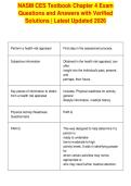 NASM CES Textbook Chapter 4 Exam&NewLine;Questions and Answers with Verified&NewLine;Solutions &vert; Latest Updated 2026