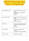 NASM CES Textbook Chapter 2 Exam&NewLine;Questions and Answers with Verified&NewLine;Solutions &vert; Latest Updated 2026